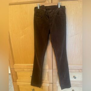 J Brand brown corduroy pants. Size 29